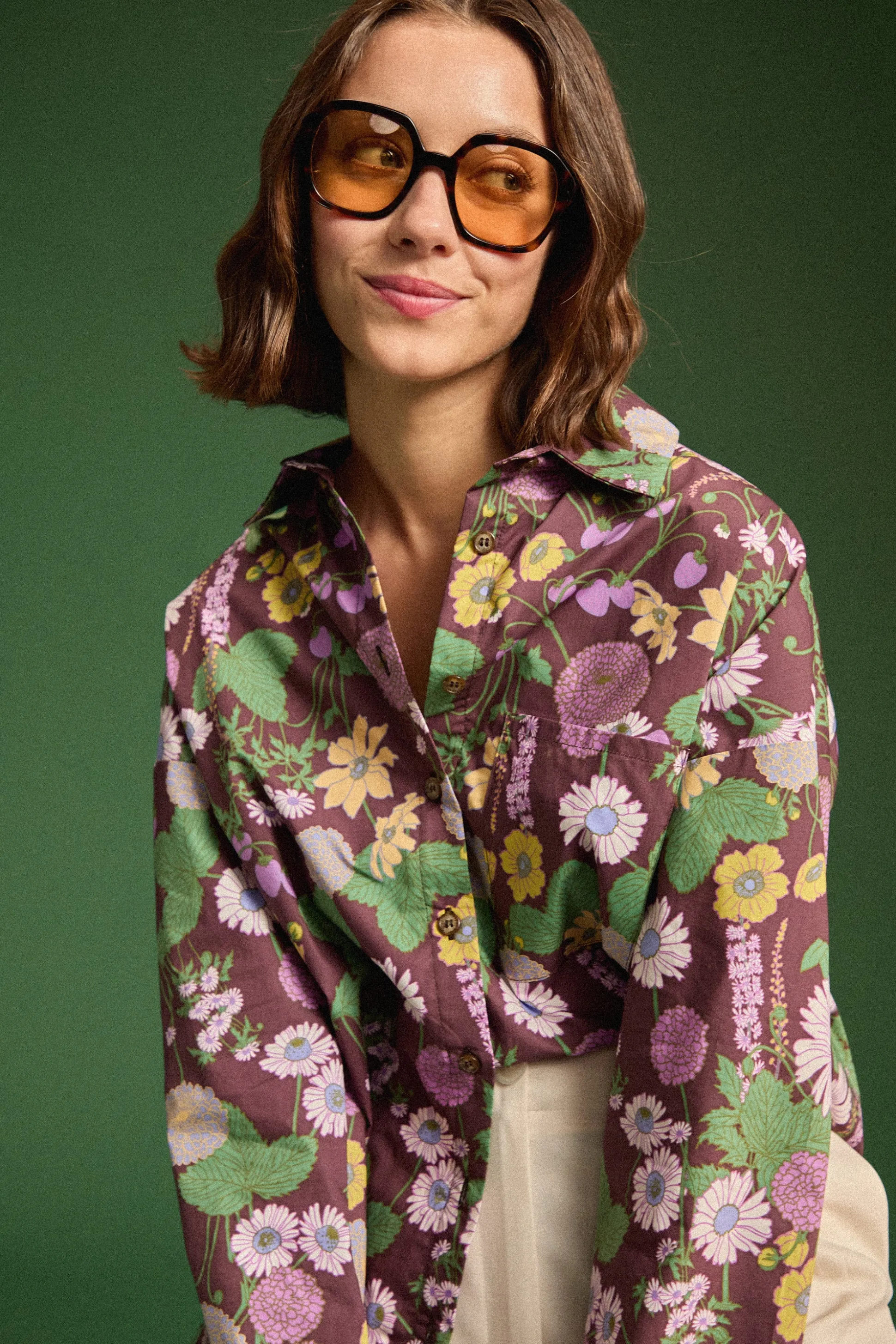 CHEMISE OMER AUTUMN FLOWER MARKET^Make My Lemonade Discount