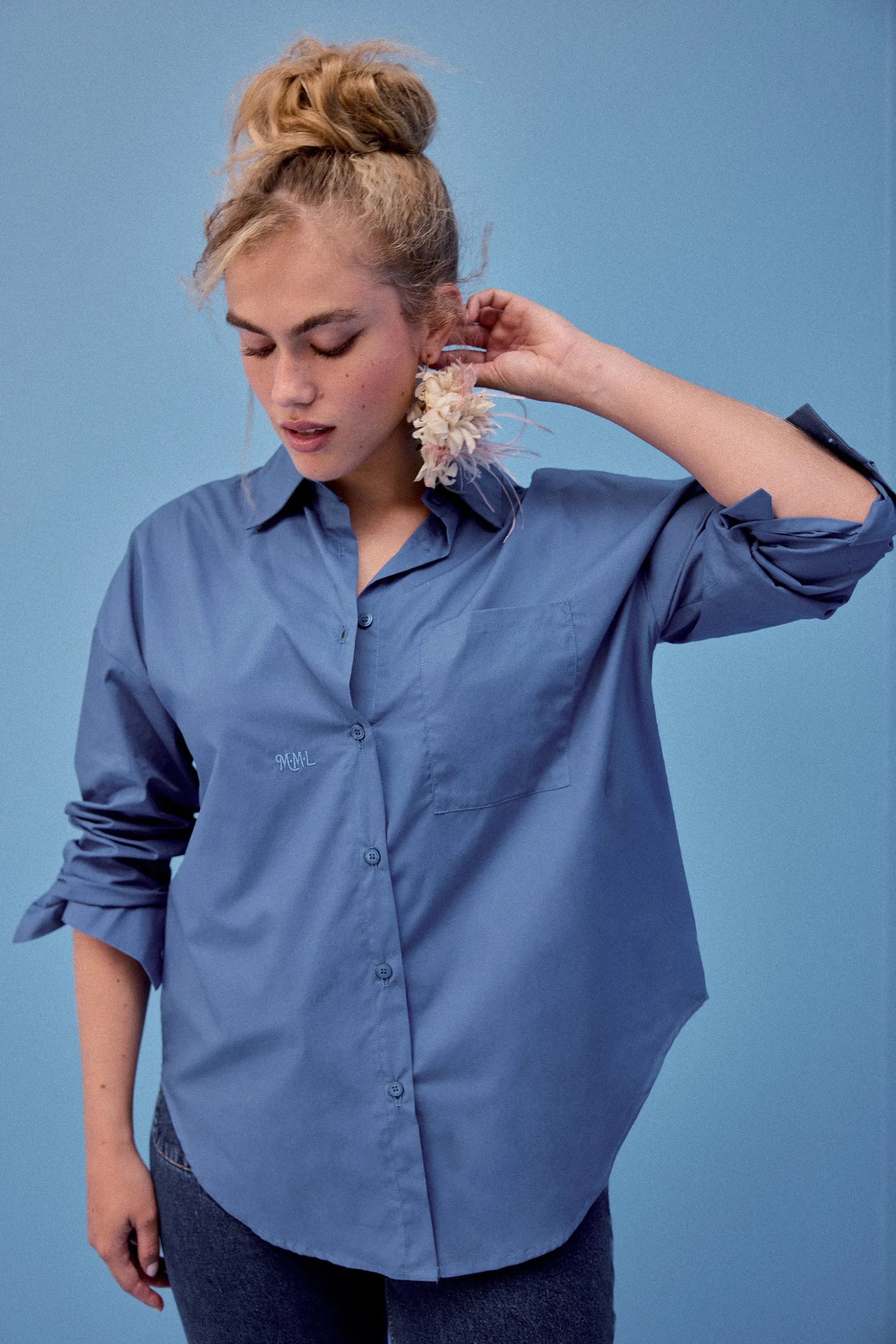 CHEMISE OMER BLEU CERULEEN^Make My Lemonade Flash Sale