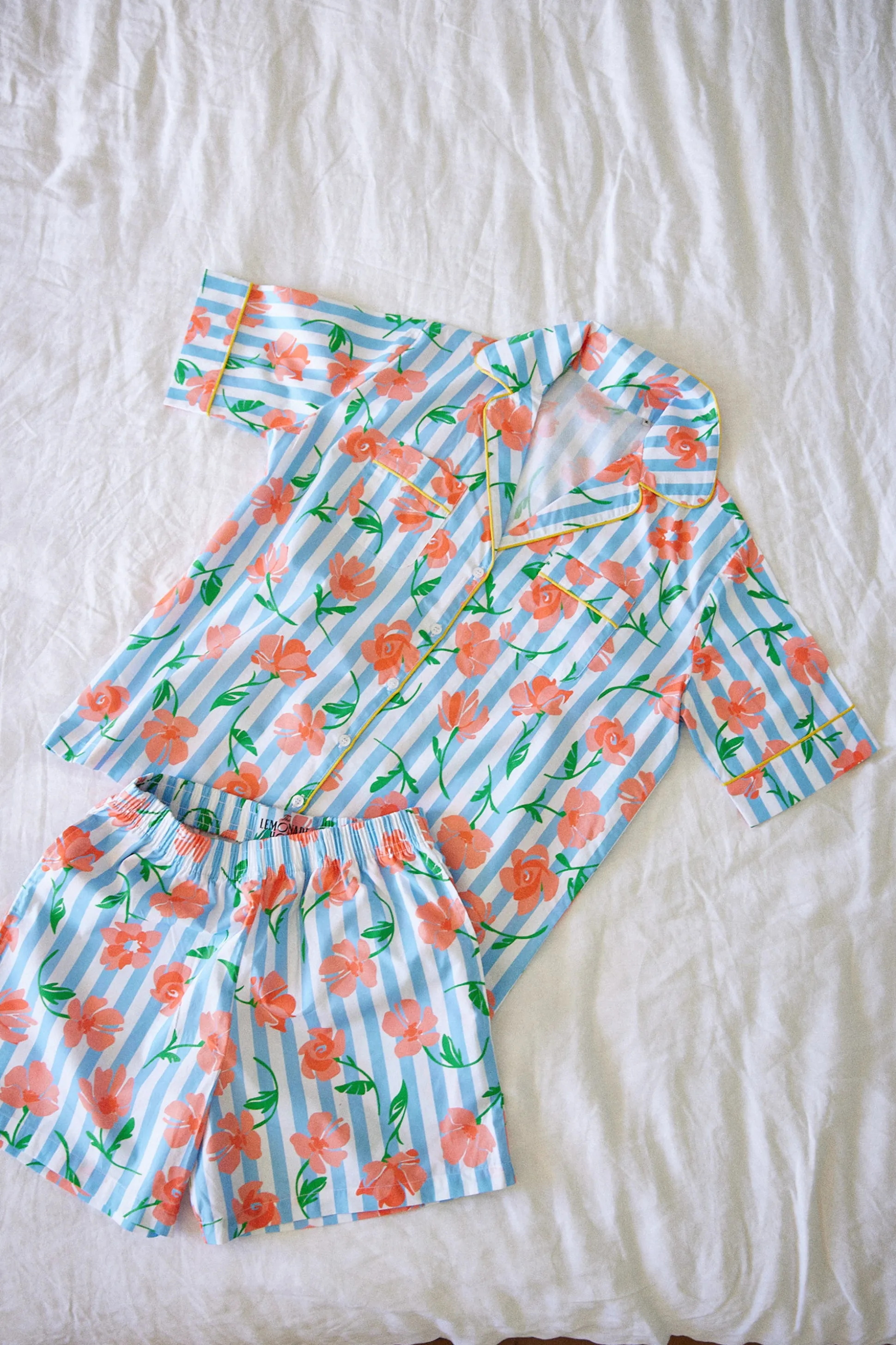 CHEMISE ROMEO FLOWERS^Make My Lemonade Hot