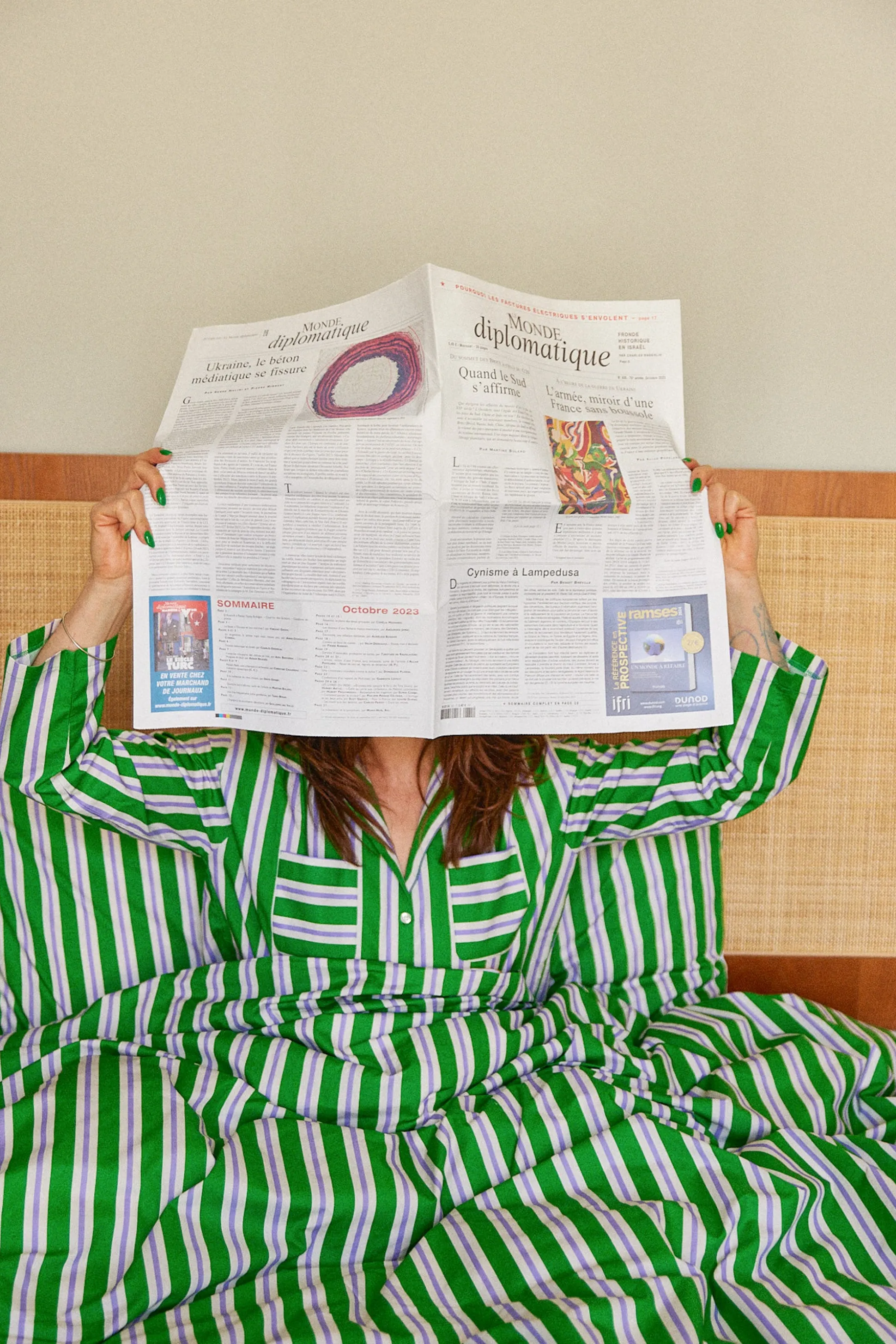 CHEMISE ROMEO GREEN & PURPLE^Make My Lemonade Clearance