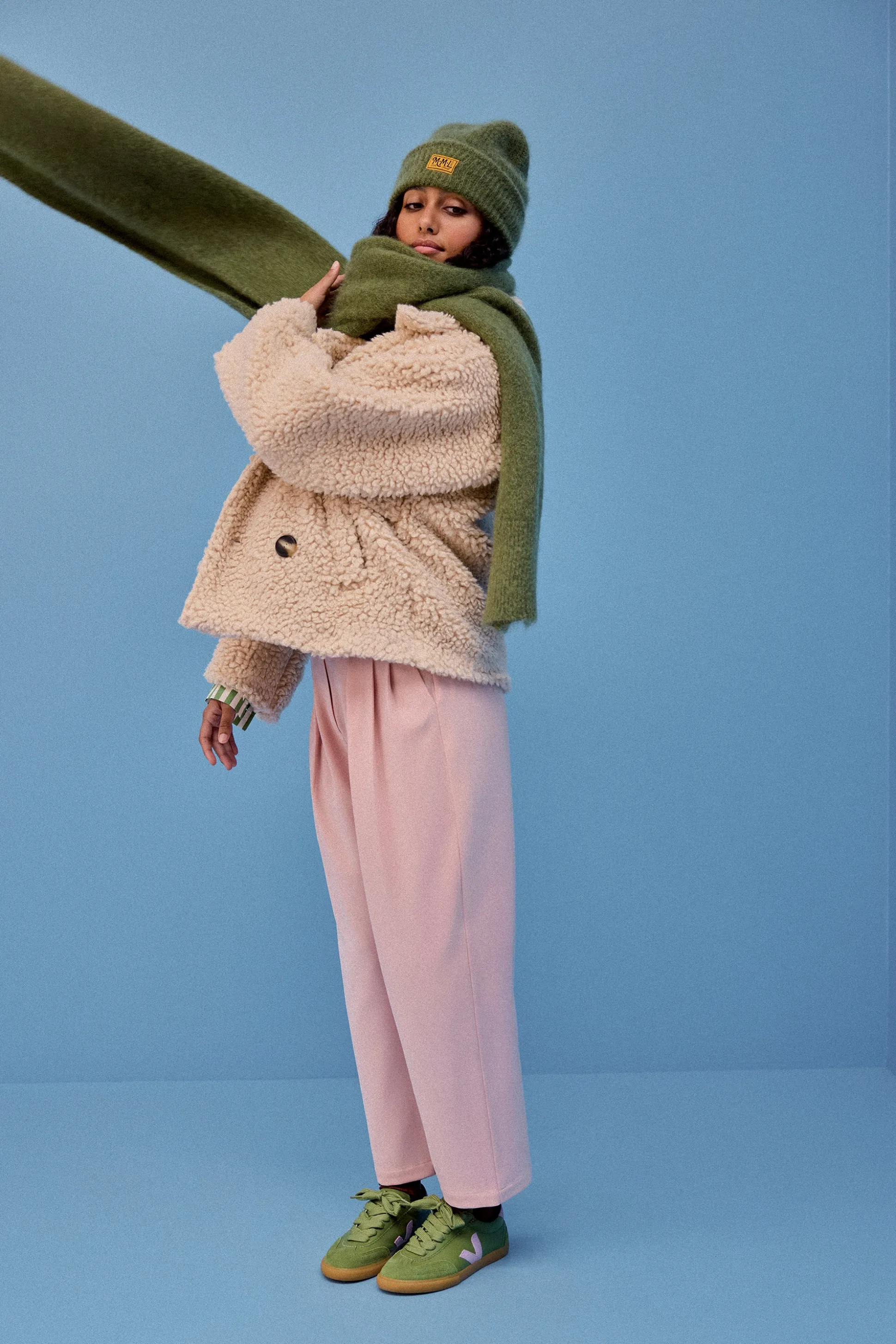 ECHARPE ROSIE VERT OLIVE^Make My Lemonade Shop