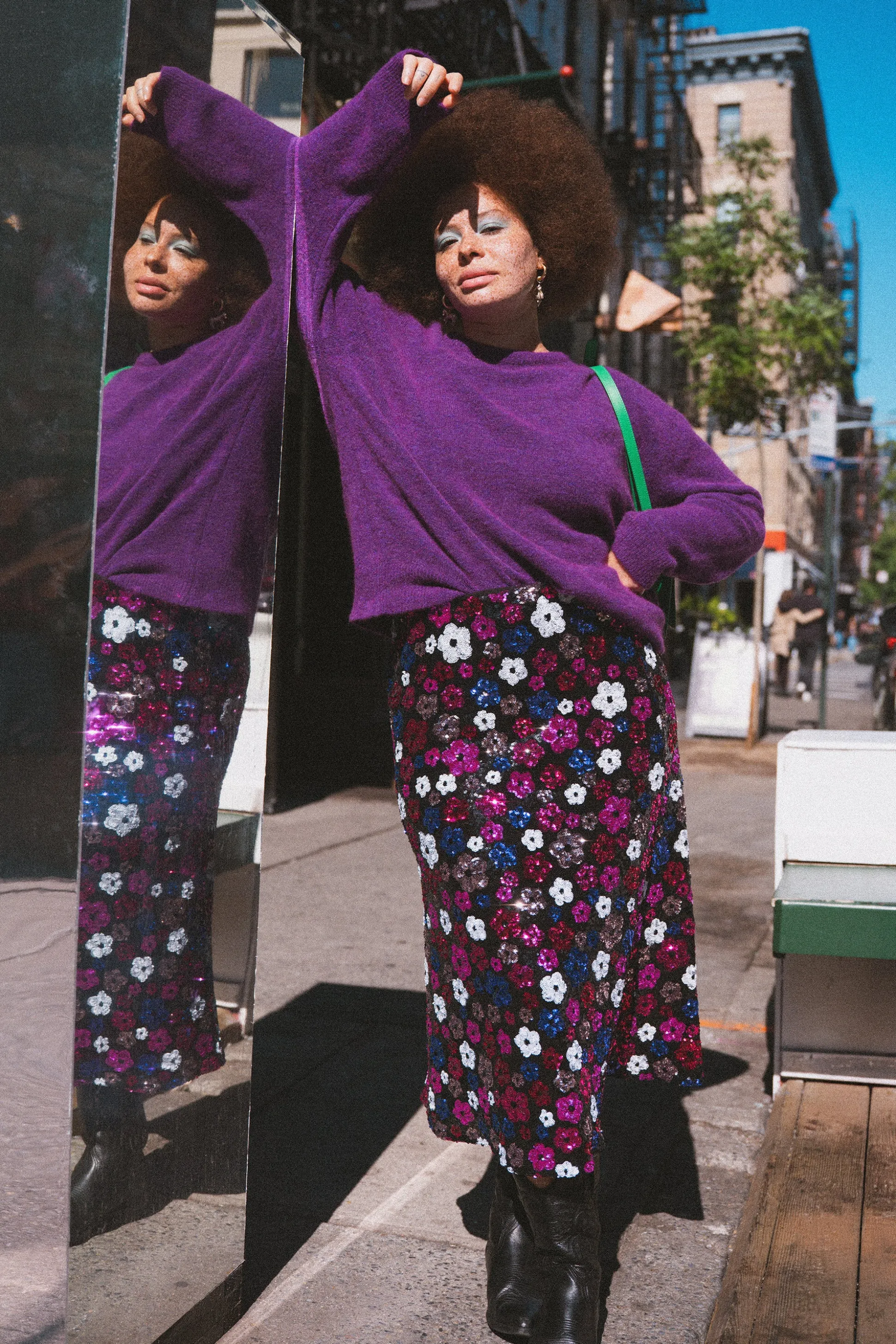 JUPE NANA SEQUINS DAISY^Make My Lemonade Store