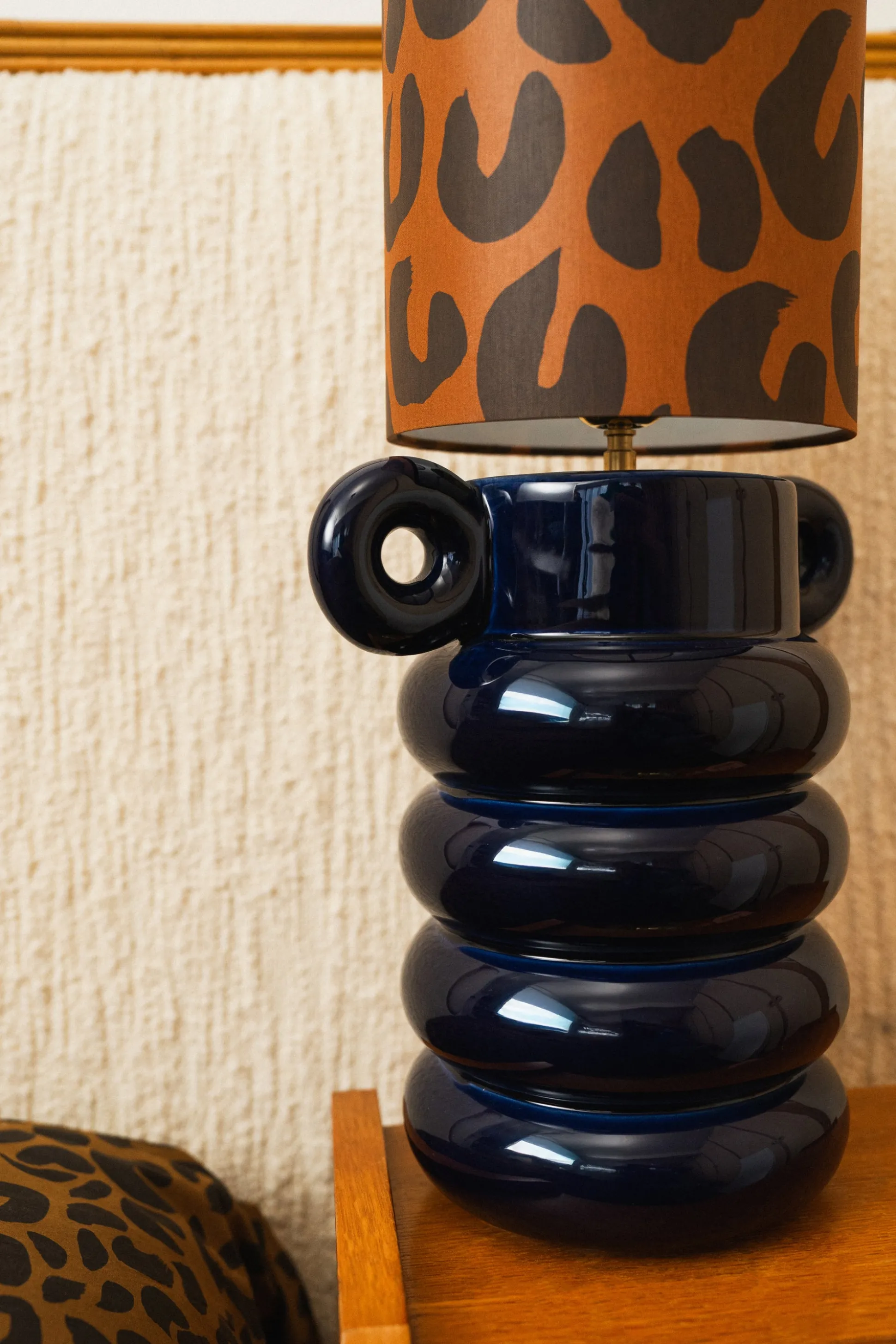 LAMPE ALI LEOPARD & BLEU MARINE^Make My Lemonade New
