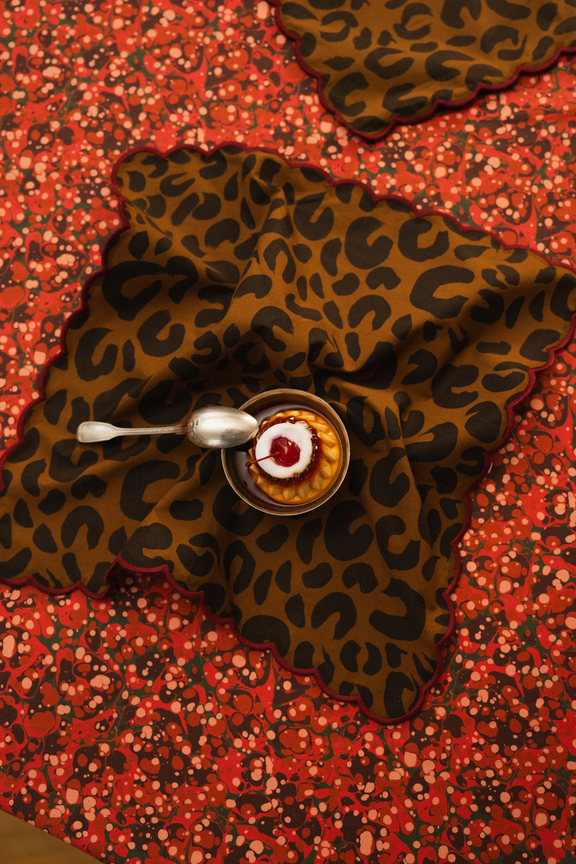 LOT DE 2 SERVIETTES KATE LEOPARD^Make My Lemonade Cheap
