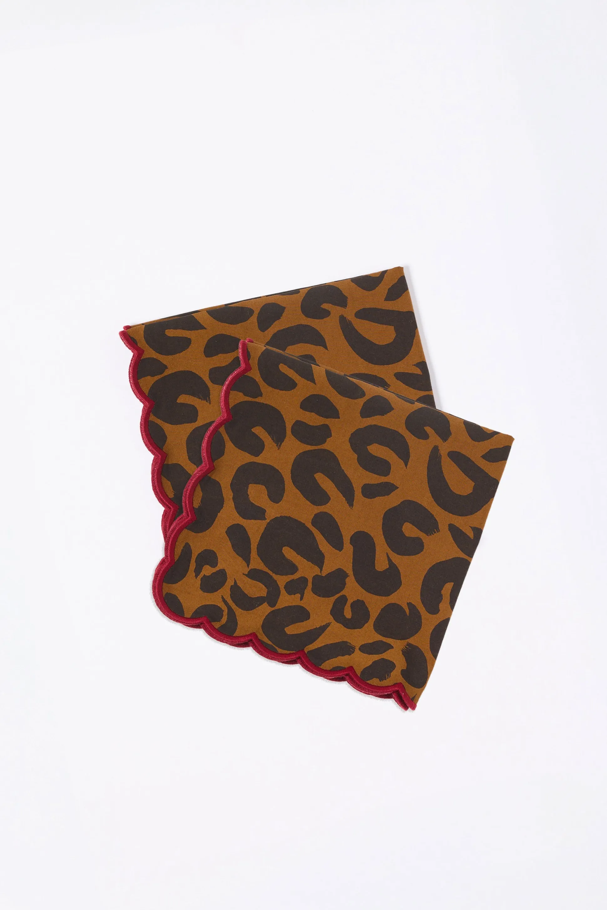 LOT DE 2 SERVIETTES KATE LEOPARD^Make My Lemonade Cheap