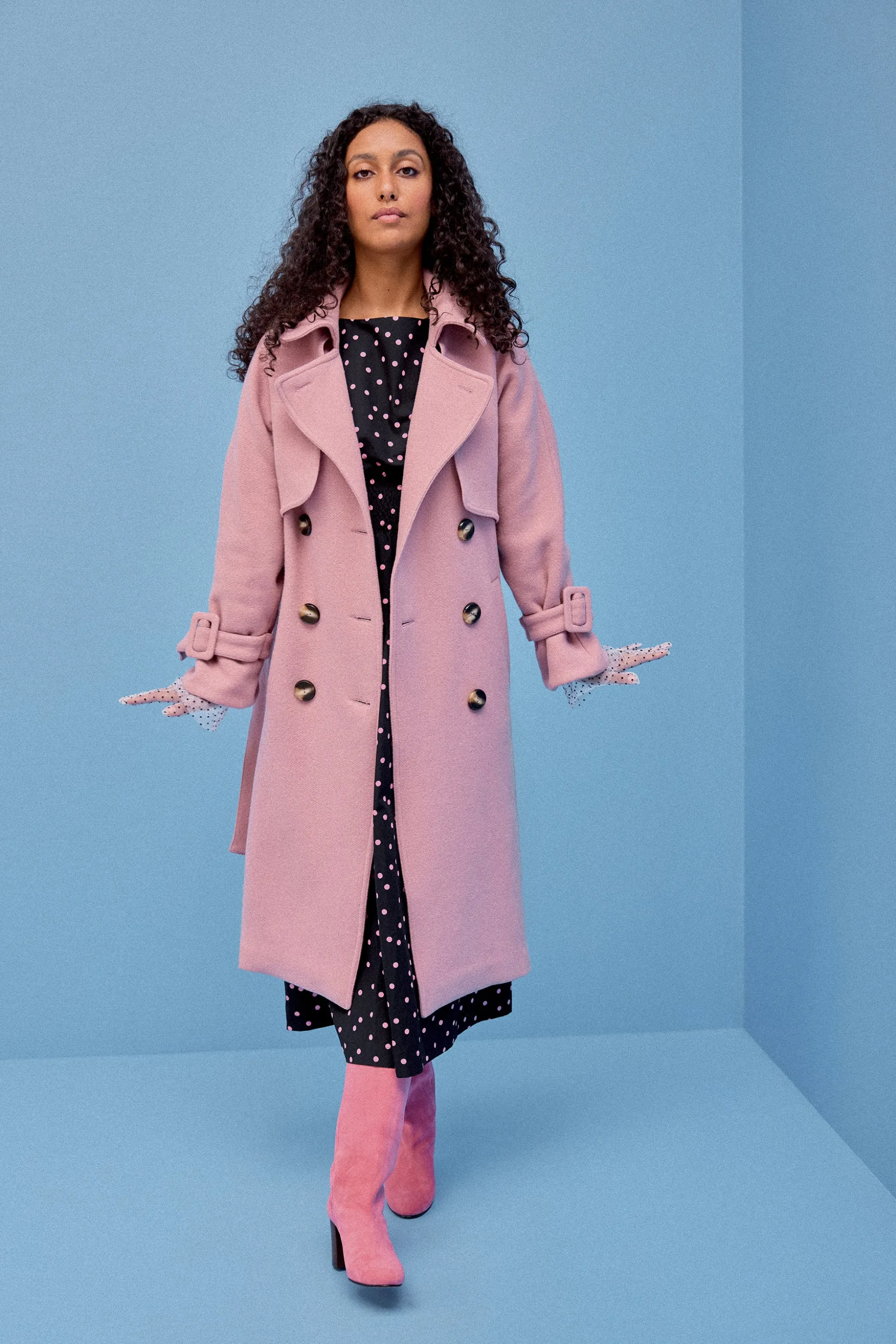 MANTEAU HENDRIKS ROSE POUDRE^Make My Lemonade Hot
