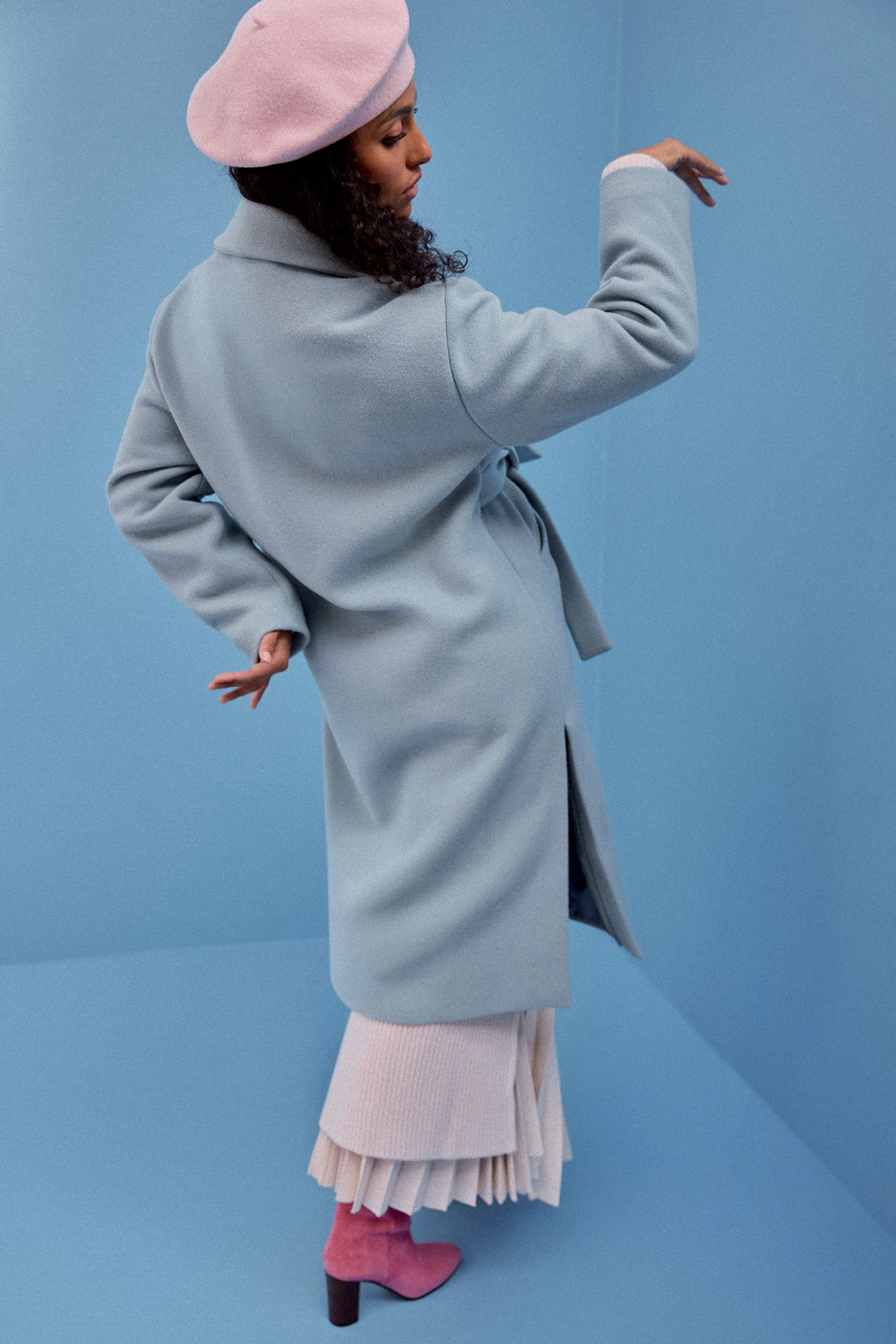 MANTEAU RAY BLEU CIEL^Make My Lemonade Store