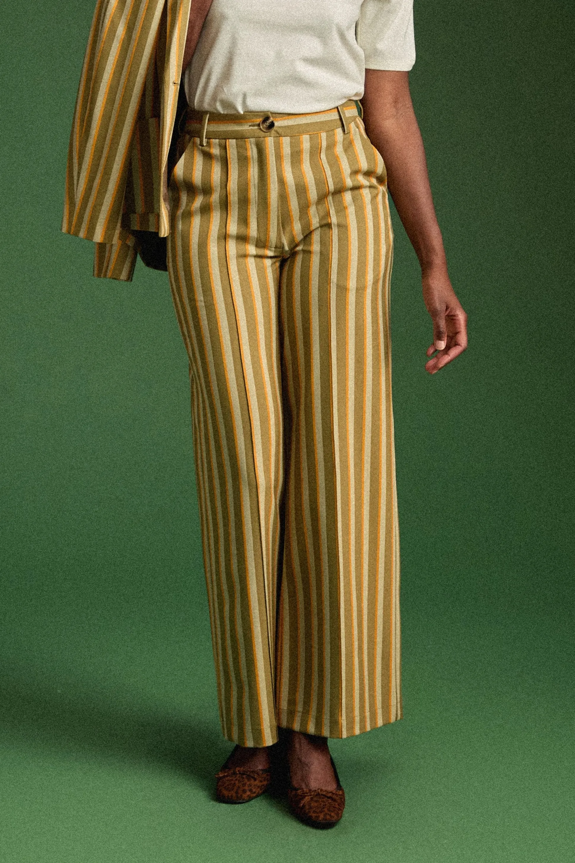 PANTALON KARL RAYURES VERTES^Make My Lemonade Hot