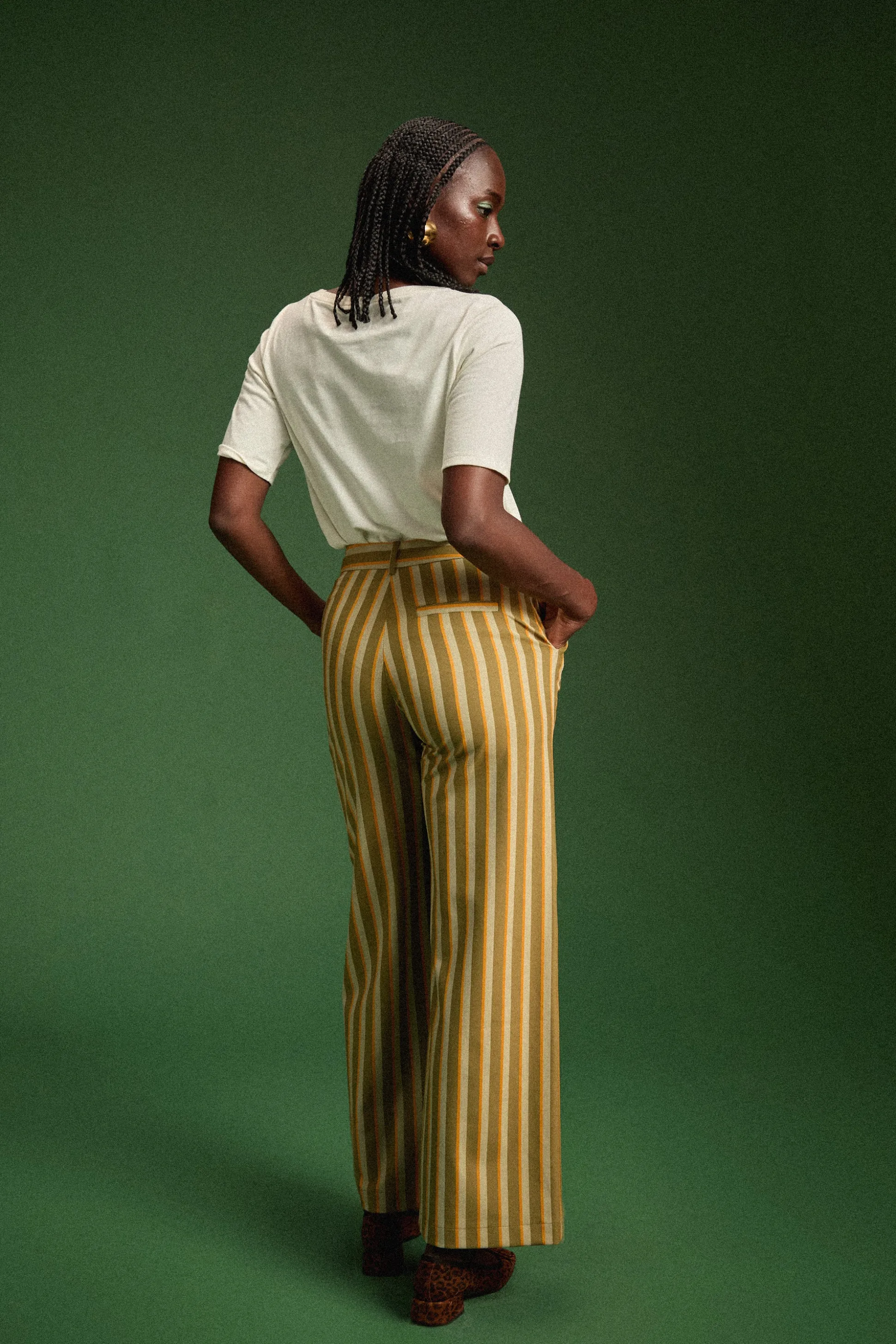 PANTALON KARL RAYURES VERTES^Make My Lemonade Hot