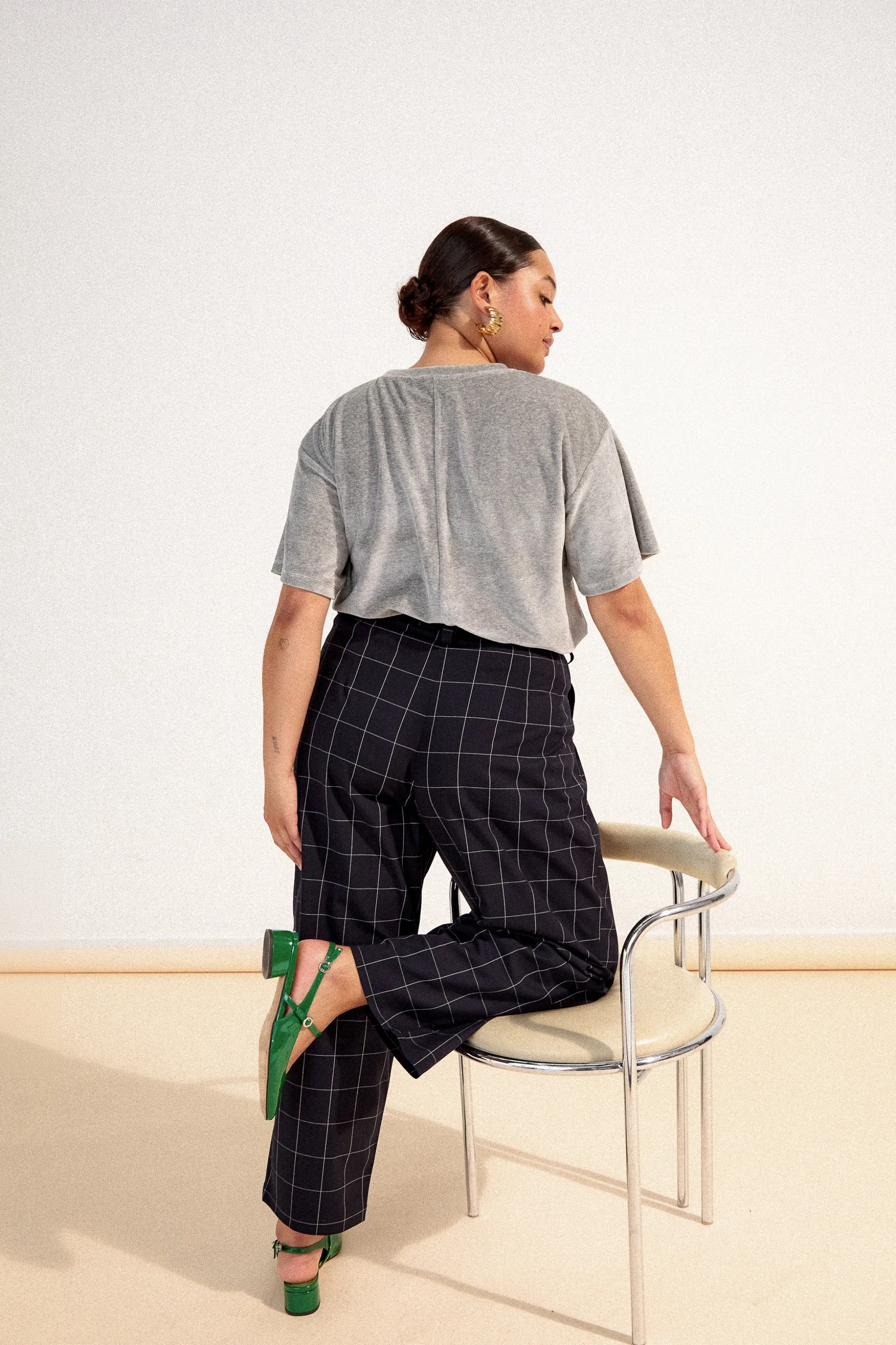 PANTALON NEW NOE CARREAUX NAVY^Make My Lemonade Discount