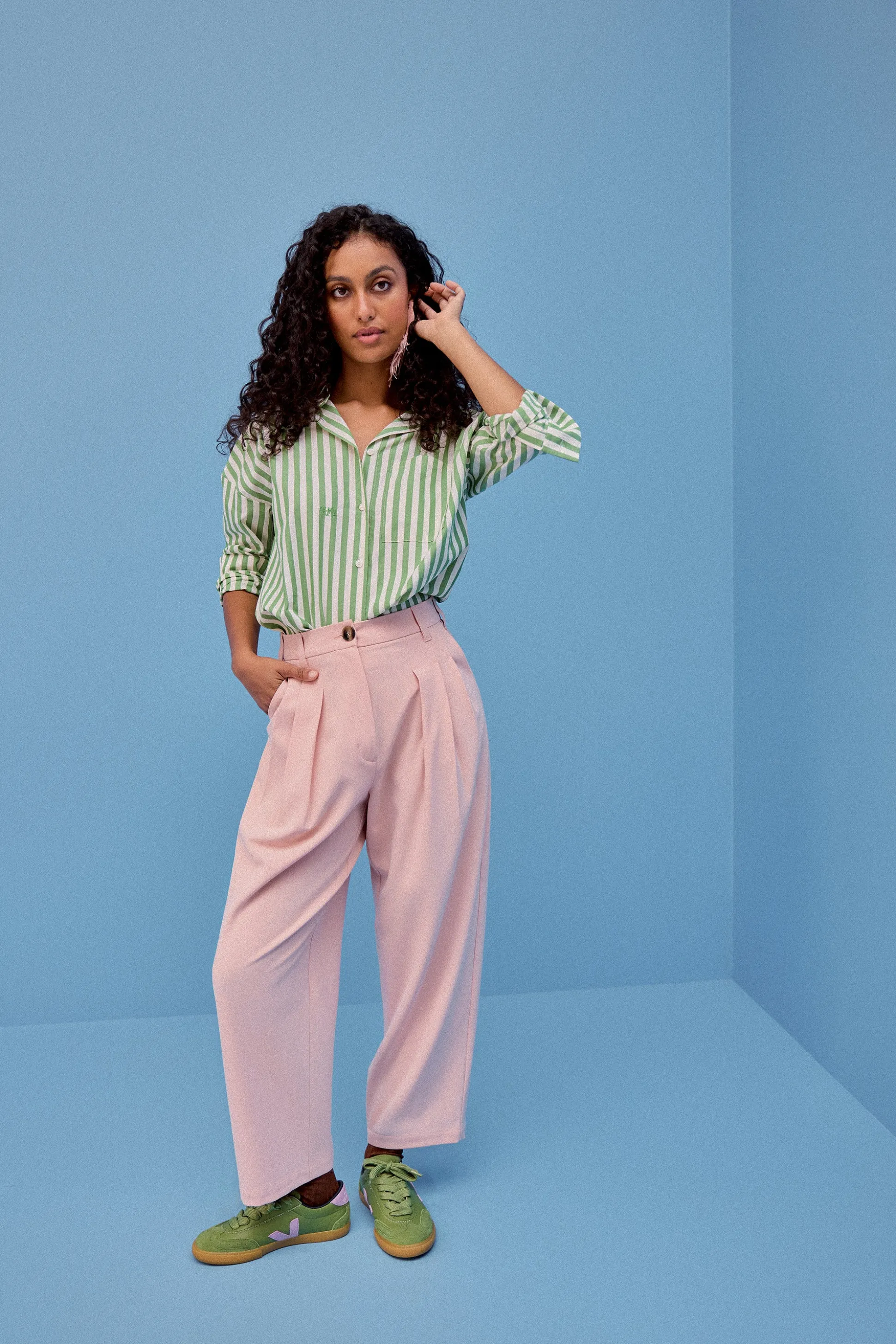 PANTALON NEW NOE ROSE PALE^Make My Lemonade Store