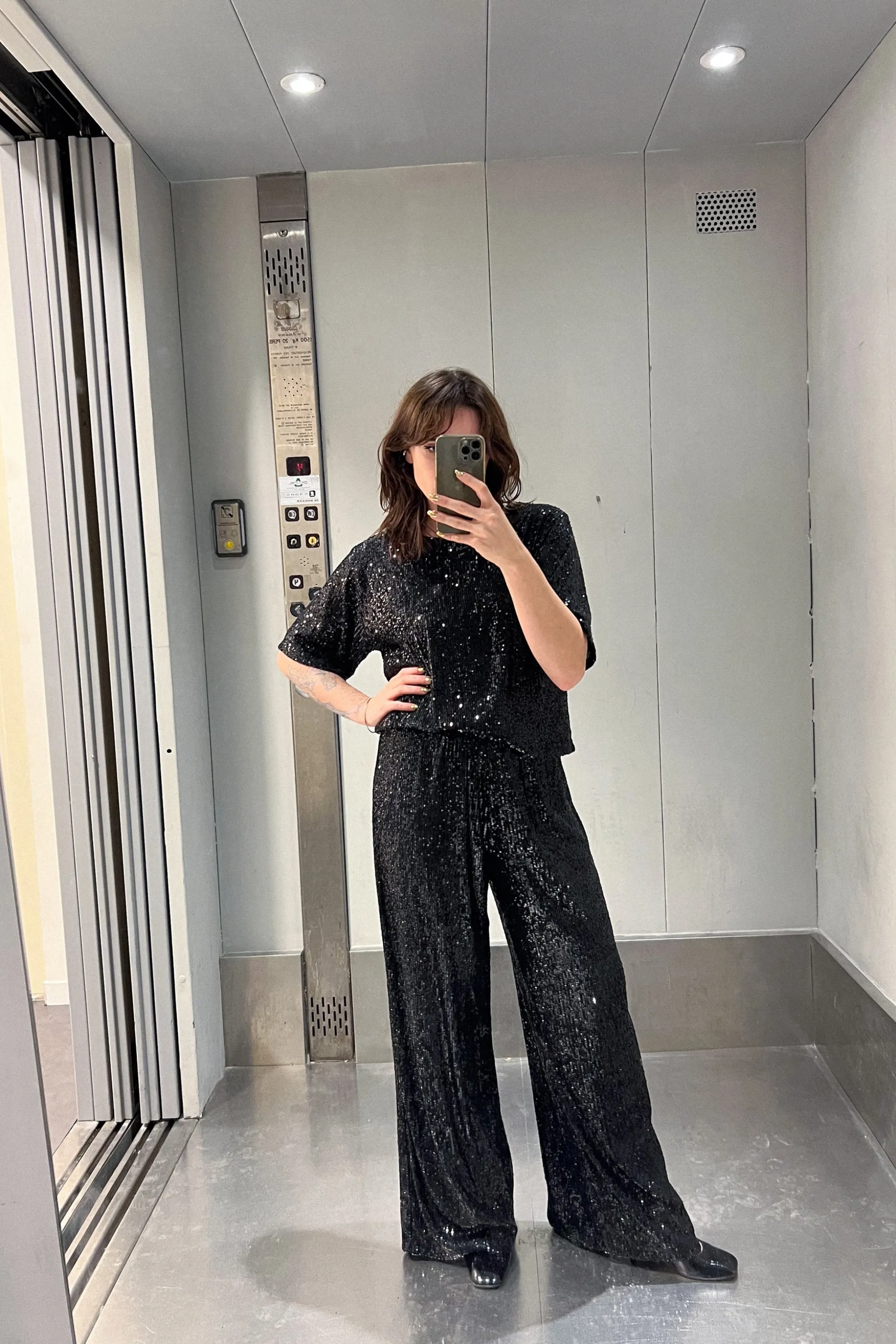 PANTALON SAM SEQUINS NOIRS^Make My Lemonade Outlet