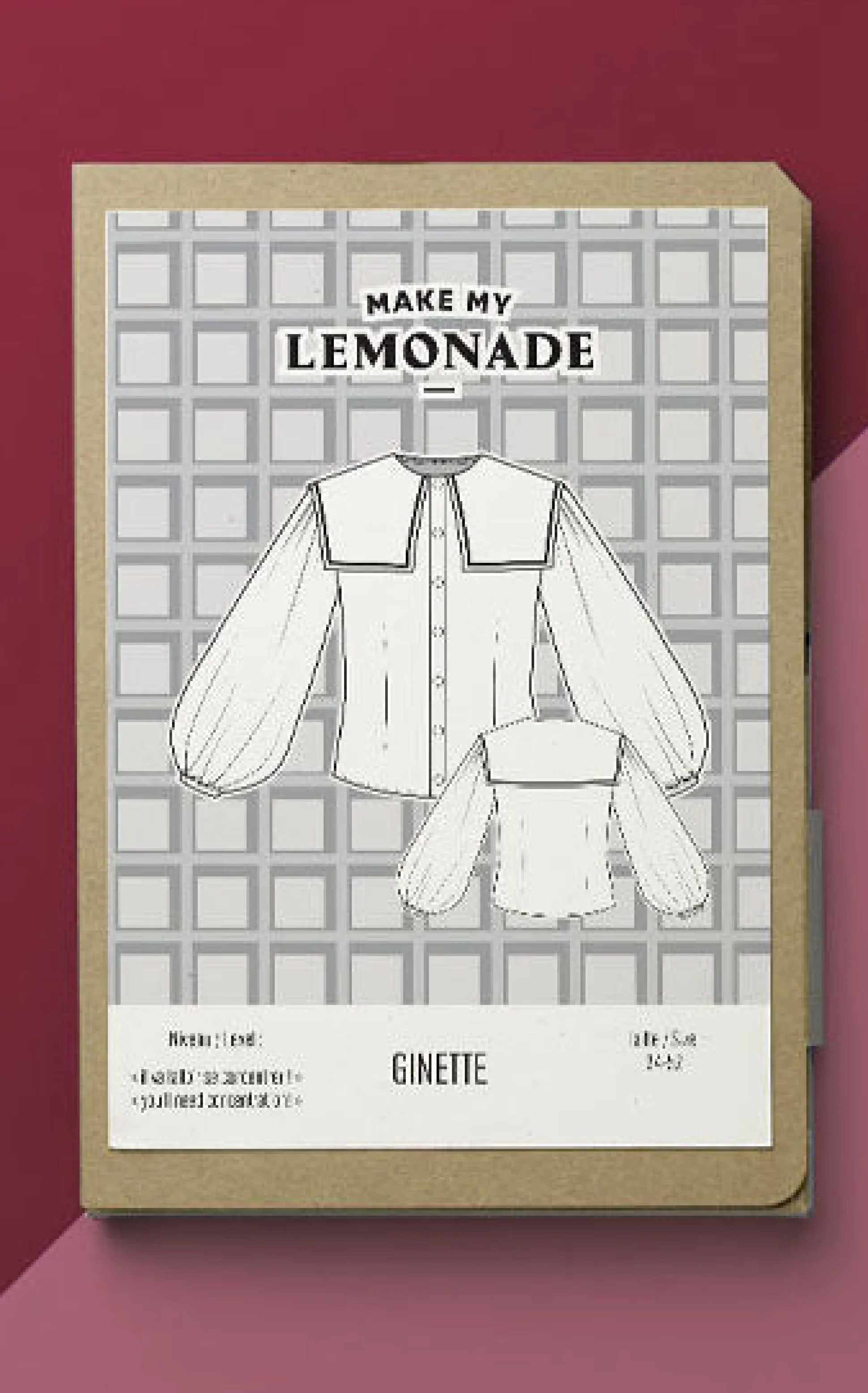 PATRON DE COUTURE GINETTE PDF^Make My Lemonade Discount