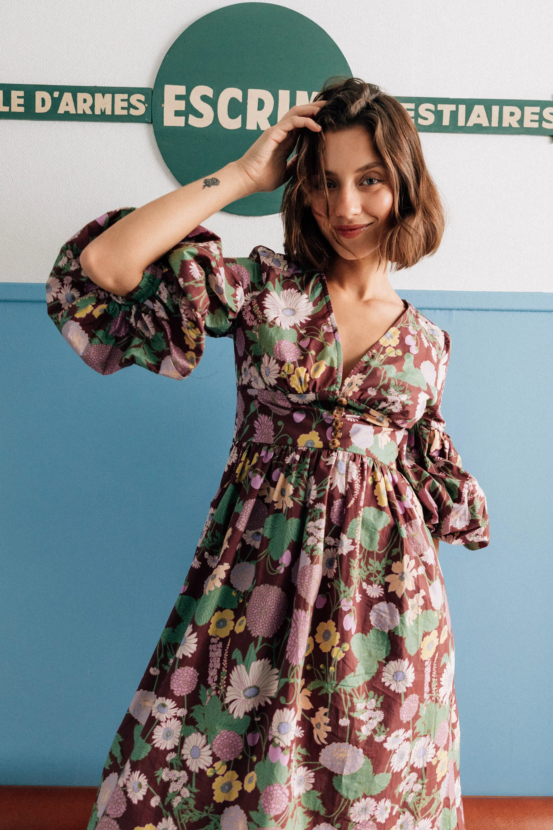 ROBE LEANDRA AUTUMN FLOWER MARKET^Make My Lemonade Outlet