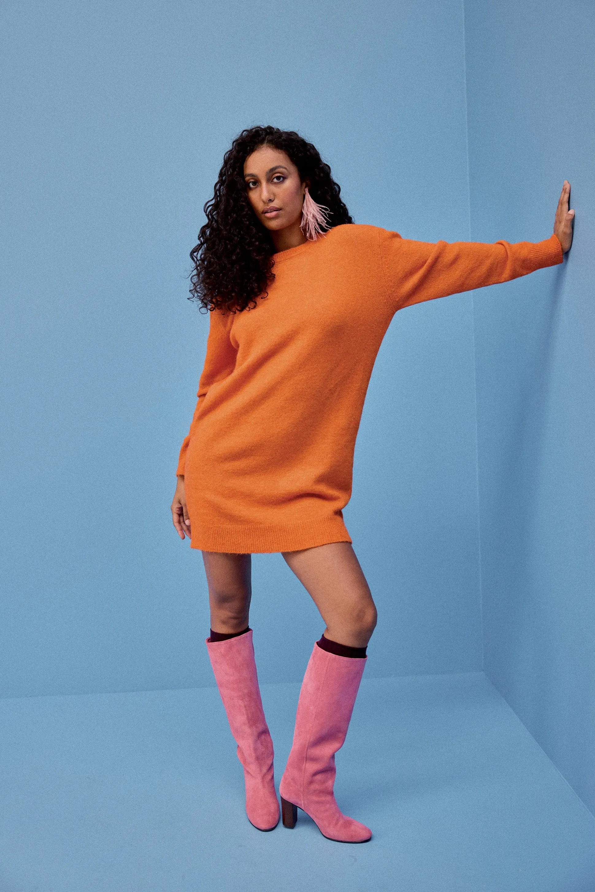 ROBE RUBY ORANGE^Make My Lemonade Fashion
