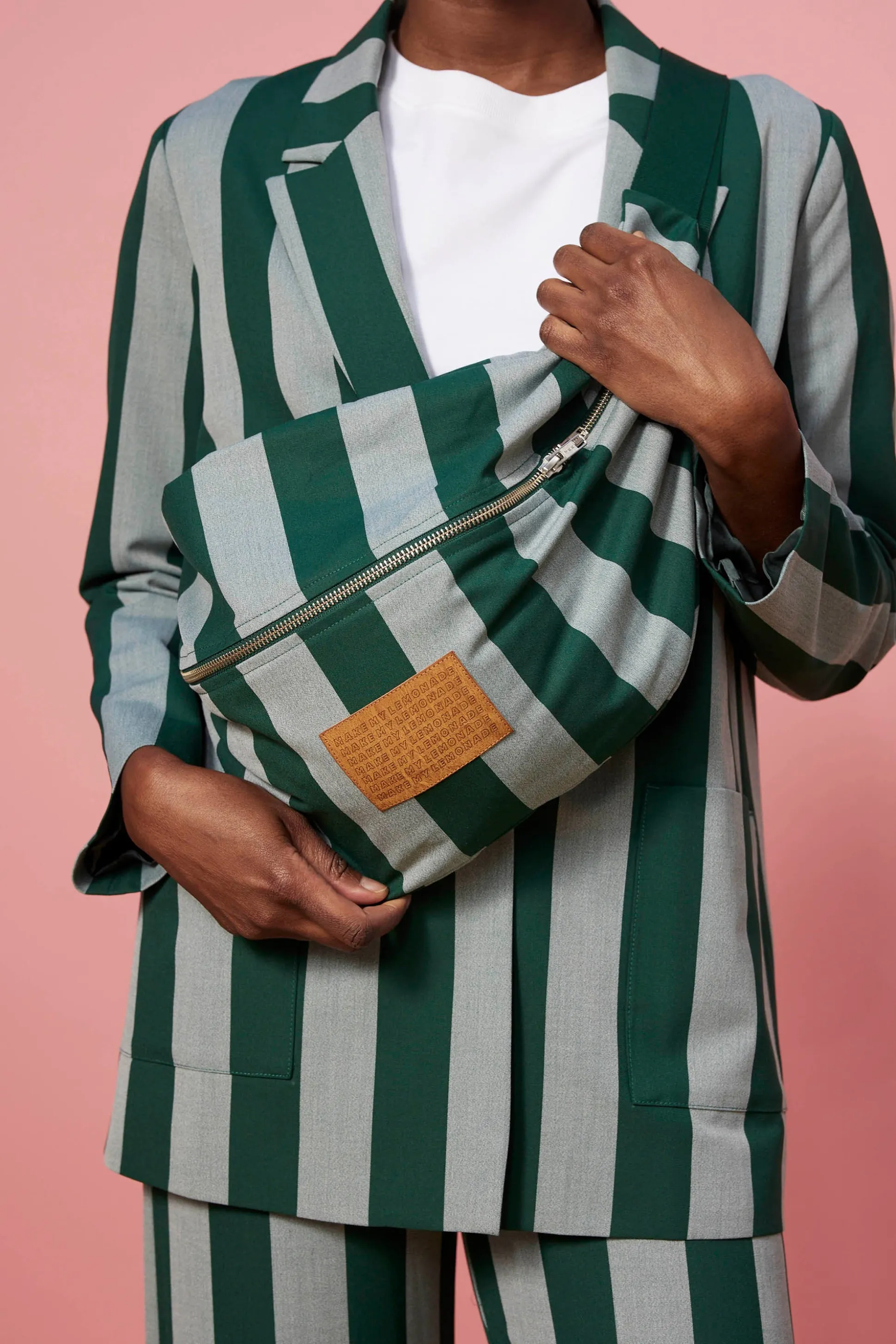 SAC BANANA GREEN STRIPES^Make My Lemonade Best