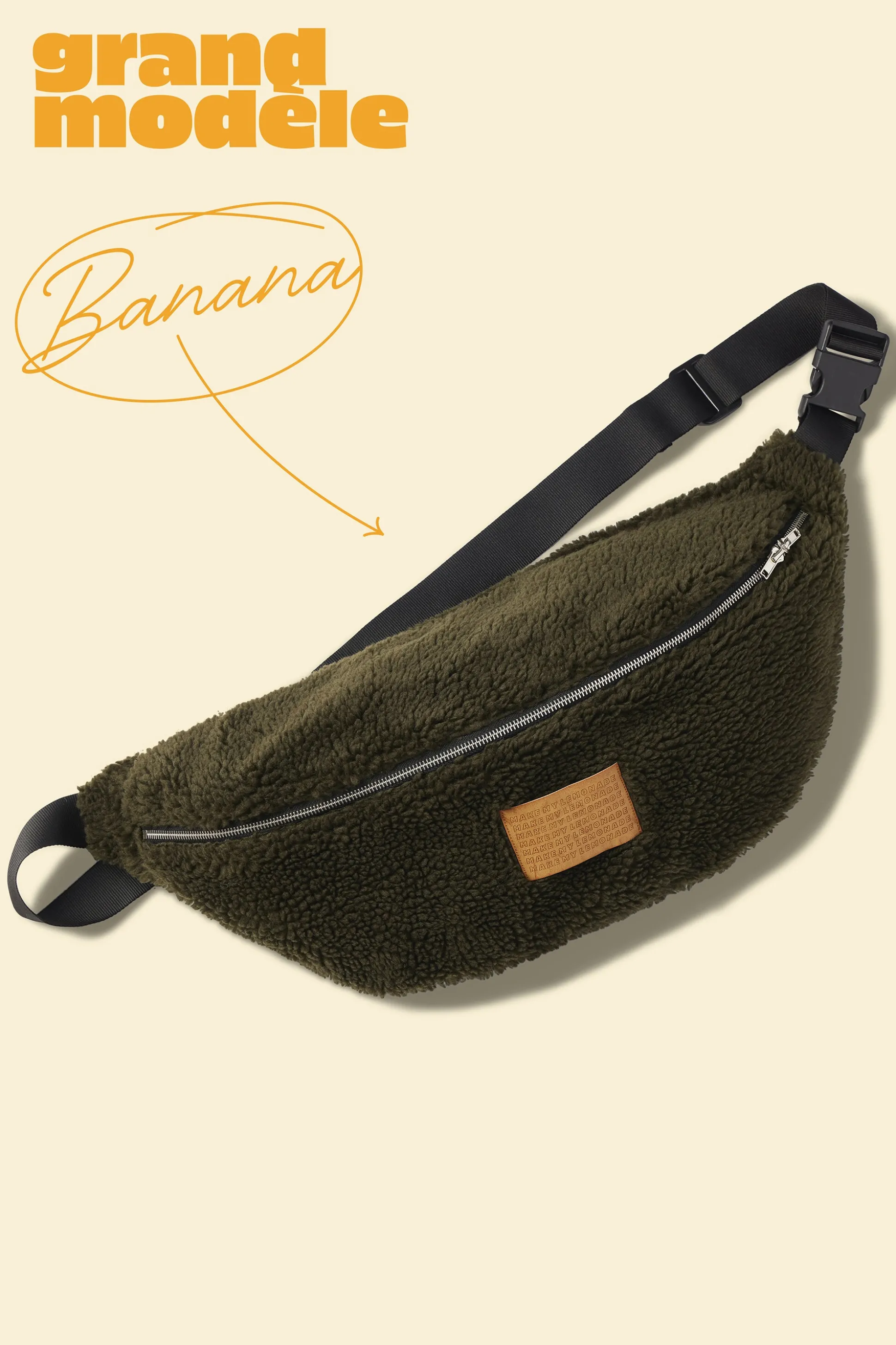 SAC BANANA MOUMOUTE KAKI^Make My Lemonade New