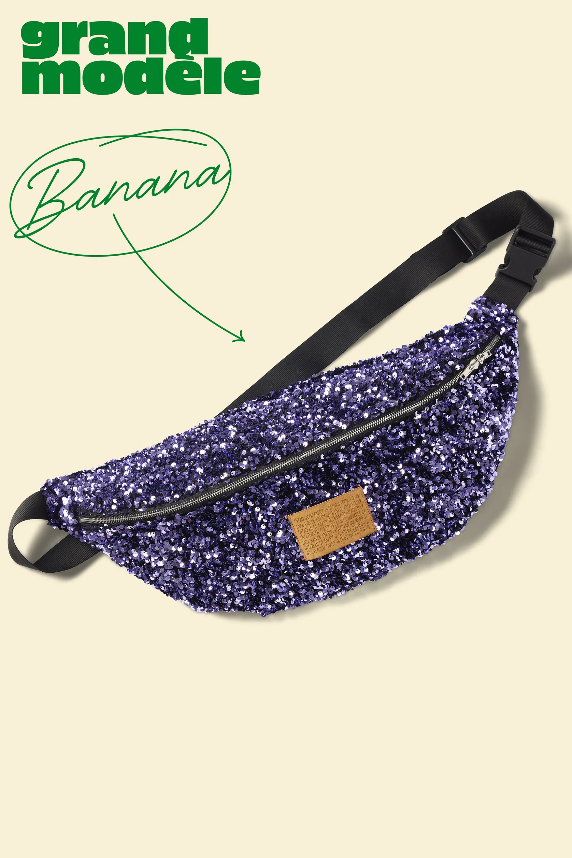 SAC BANANA SEQUINS LILAS^Make My Lemonade Cheap