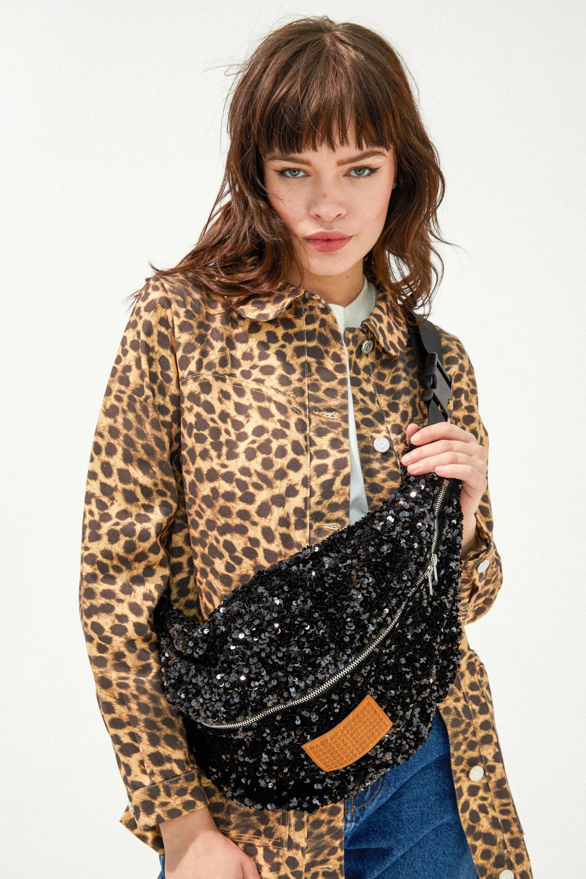 SAC BANANA SEQUINS NOIRS^Make My Lemonade Hot