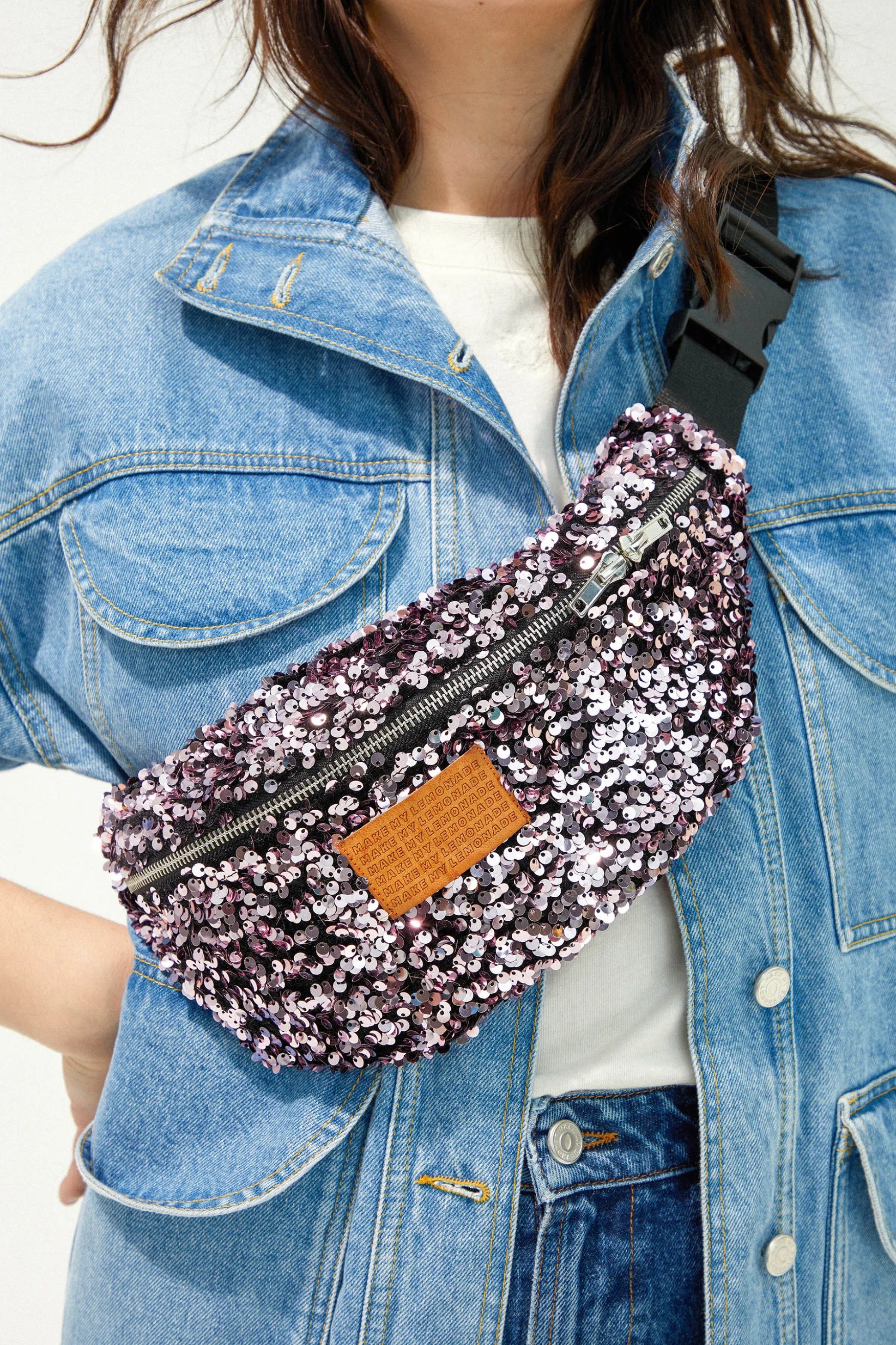 SAC BANANITA SEQUINS ROSES^Make My Lemonade Sale