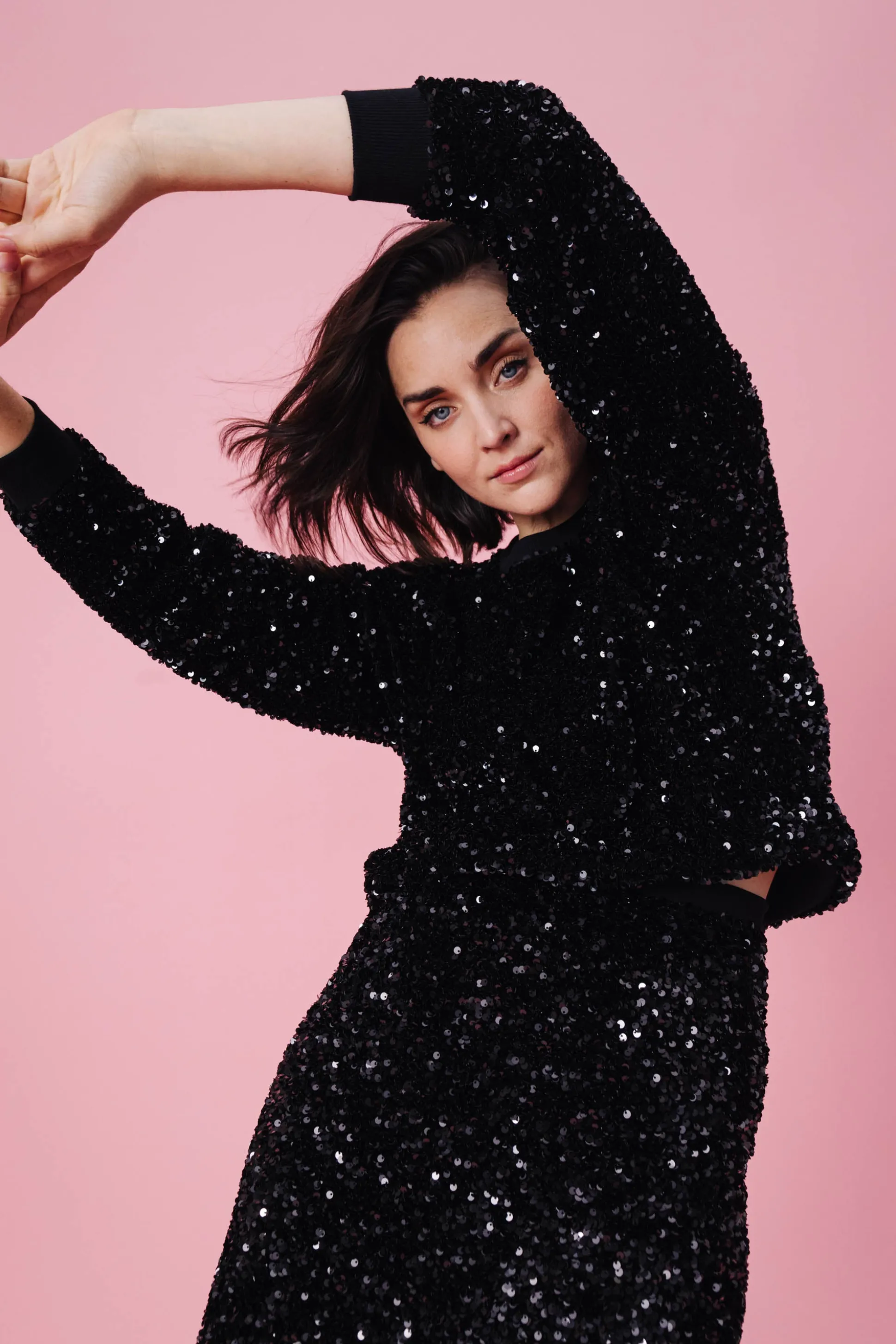 SWEAT HENRI SEQUINS NOIRS^Make My Lemonade Sale