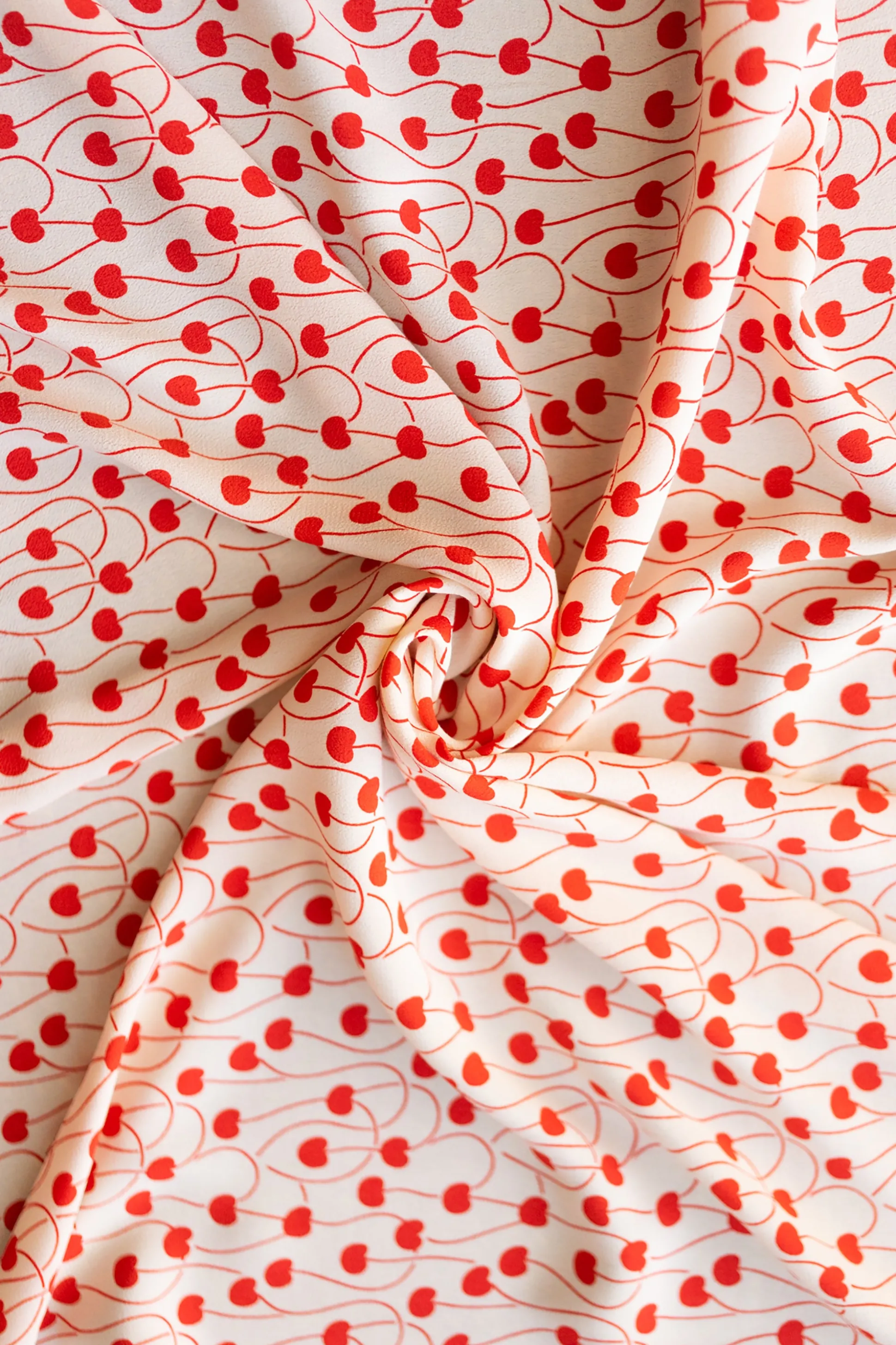 TISSU ECRU CERISES^Make My Lemonade New