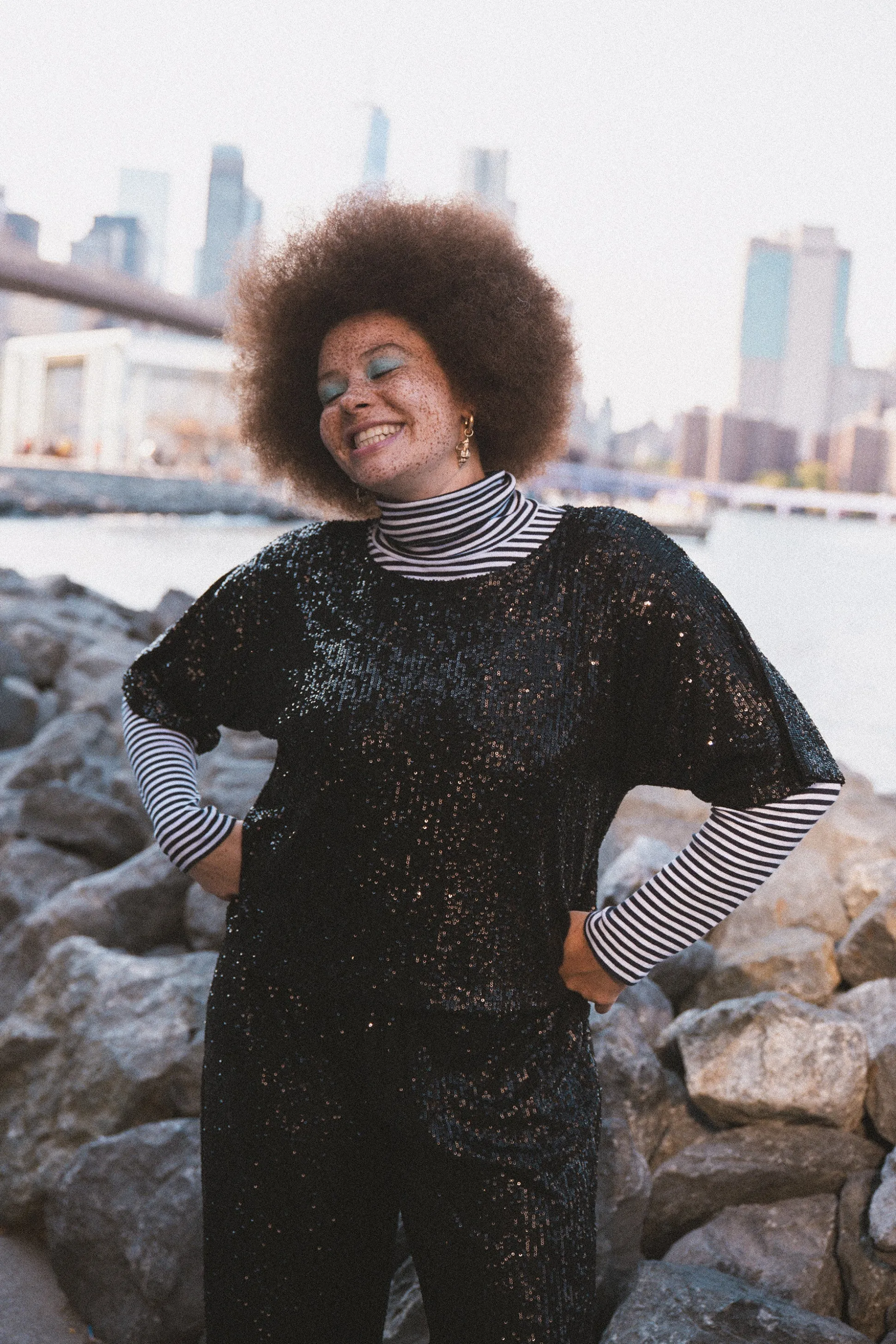 TOP SONIA SEQUINS NOIRS^Make My Lemonade Discount
