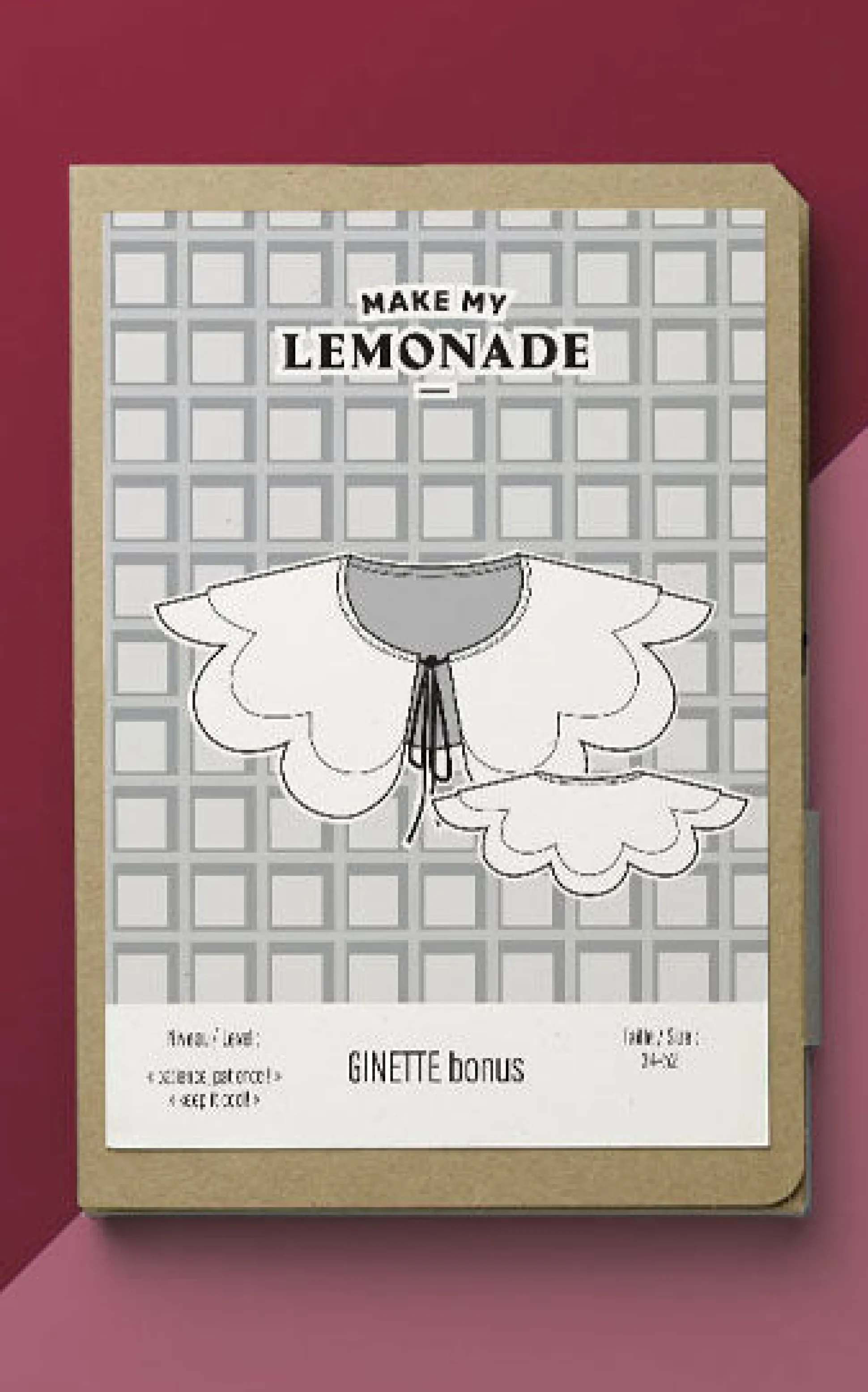 TWIST PATRON DE COUTURE GINETTE^Make My Lemonade Clearance